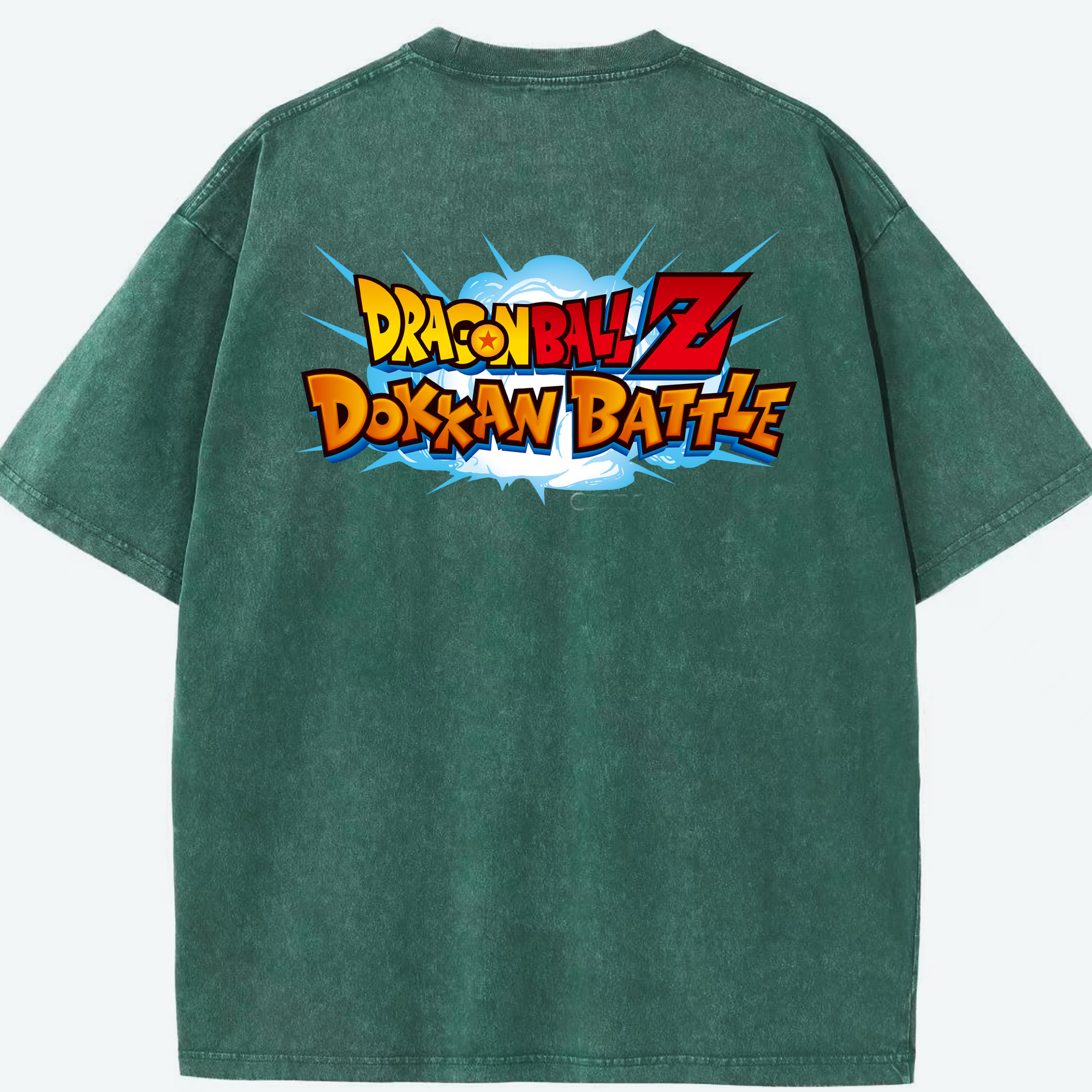 （画像用） ドラゴンボール DRAGON BALL 綿100% ヴィンテージ風 半袖Tシャツ（背面プリント）